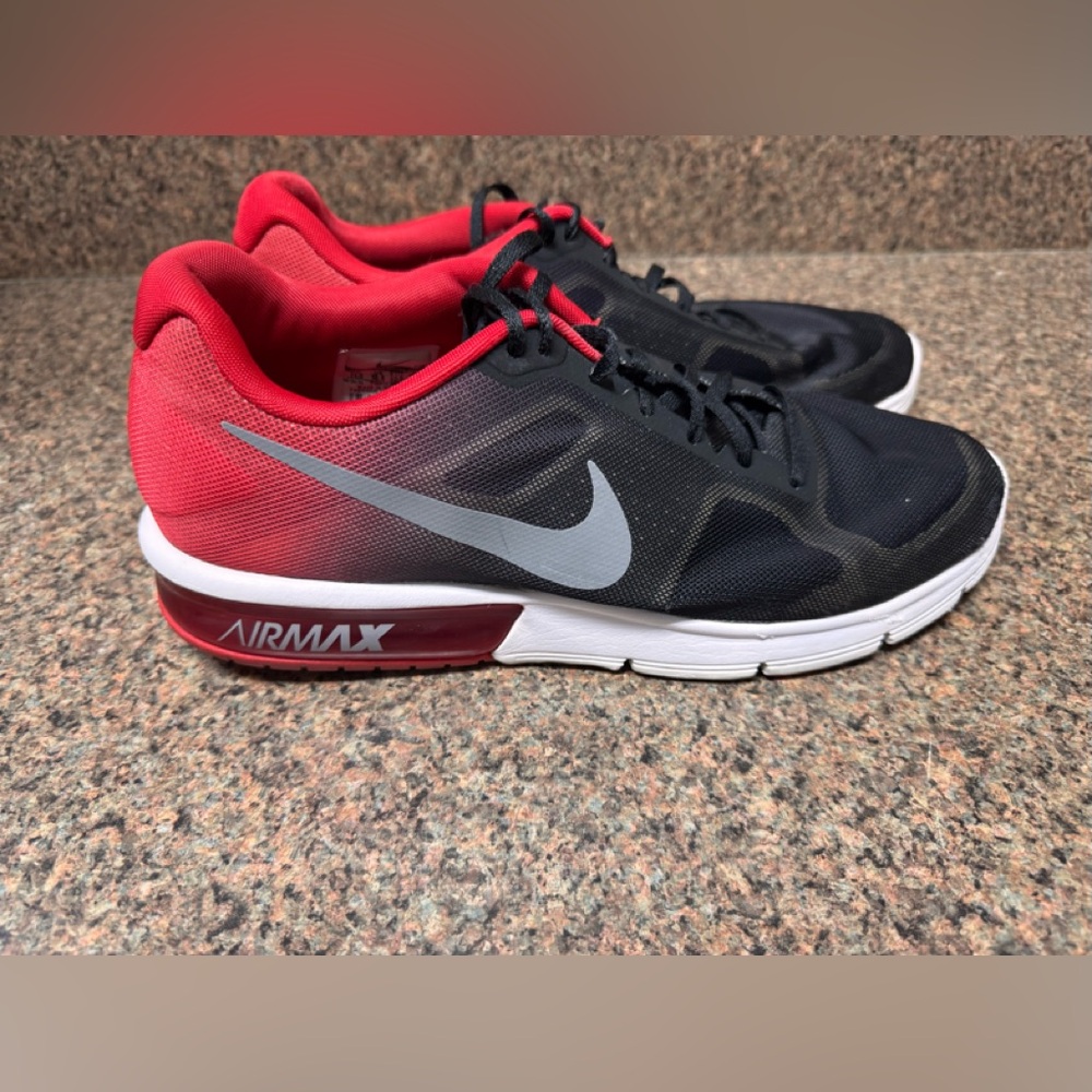 Men’s Black and Red Athletic Shoes